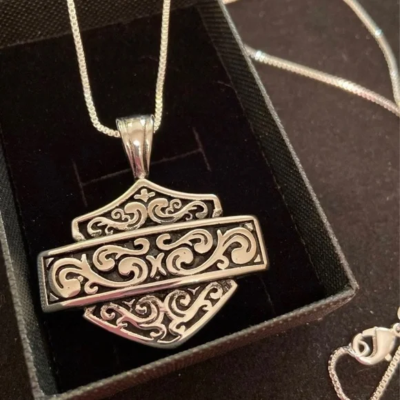 Silver HD Pendant Necklace - Picture 13 of 13